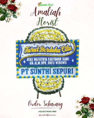 Papan Bunga Duka di Cipelang